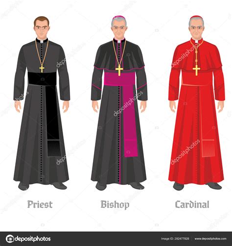 Catholic Bishop Cardinal Robe Stock Vector by ©amid999 282477828