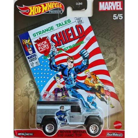 Hot Wheels Pop Culture Land Rover Defender Hard Top Marvel Universo Hot Wheels