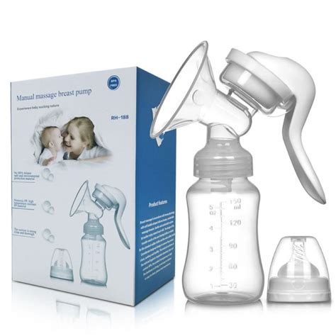 Manual Breast Pump Portable Silicone Hand Pump For Breastfeeding Baby