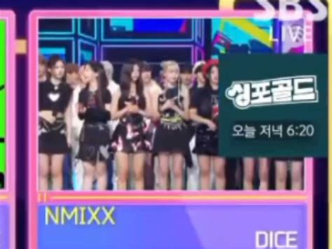 Nmixx Pics Entwurf On Twitter Nmixx Got 3rd Place On Inkigayo Today With Dice Yall Did So