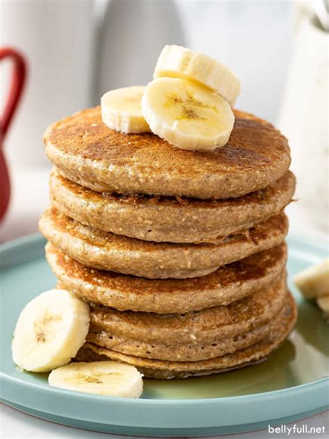 Banana Oatmeal Pancakes Belly Full