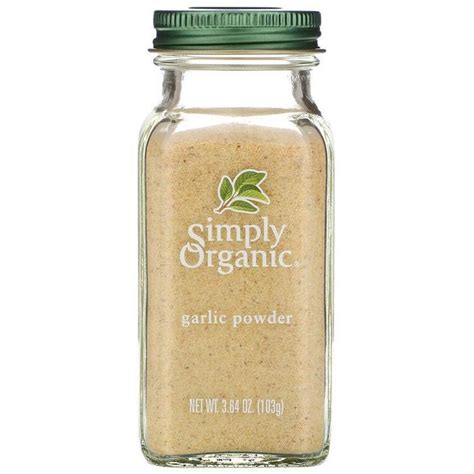 Чесночный порошок Simply Organic "Garlic Powder" натуральная приправа ...