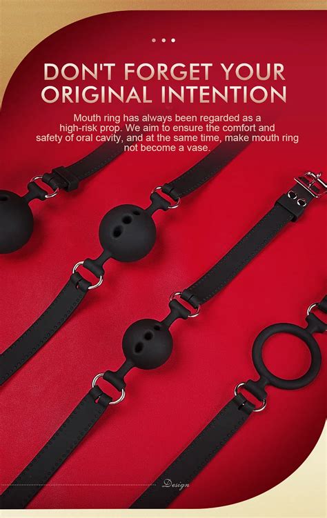 BDSM Ball In Mouth Adult Sex Toy For Flirting SM Game Play