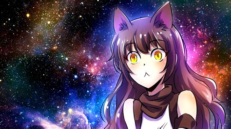 Wallpaper Illustration Anime Girls Blake Rwby Blake Belladonna Rwby Screenshot Computer