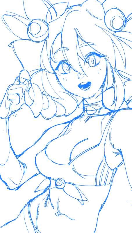 Commission Sketch WIP By Gloss From Patreon Kemono