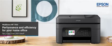 Epson Workforce WF-2950 Multifunction Printer, Black, C11CK62501 ...