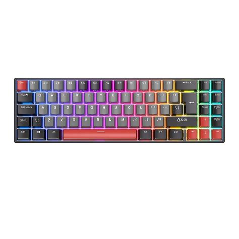 Купить RK61 RK71 МЕХАНИЧЕСКАЯ КЛАВИАТУРА, 60% СИНИЙ RGB, ГОРЯЧАЯ ЗАМЕНА ...