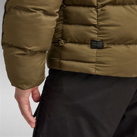 G Whistler Padded Hooded Jacket Green G Star Raw Gb