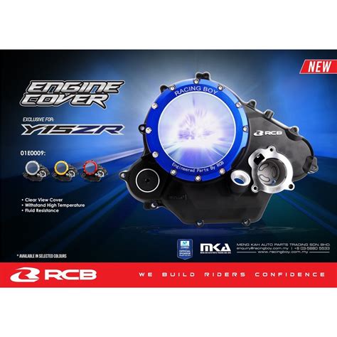 RCB RACING BOY Y15ZR Y16ZR R15 V3 MT15 TRANSPARENT CLUTCH ENGINE