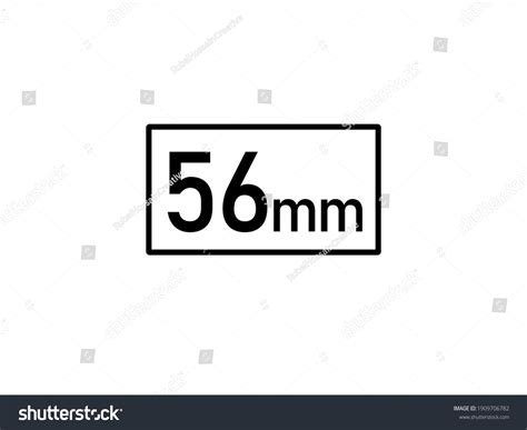 millimeters icon vector illustration  stock vector royalty
