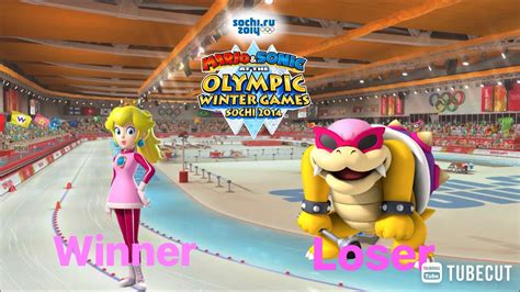 M S At The Sochi 2014 Roy Koopa Loses To Peach In Speed Skating 500m