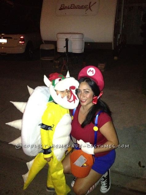 Cool DIY Bowser (King Koopa) Halloween Costume for a Boy