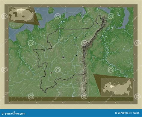 komi russia wiki major cities stock illustration illustration region planet