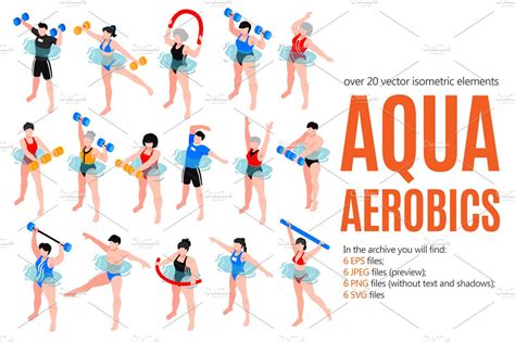 Aqua Aerobics Isometric MasterBundles