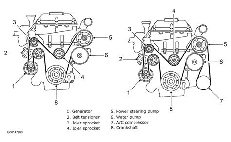 A Visual Guide To The Serpentine Belt Diagram For The 2010 Lexus Es 350