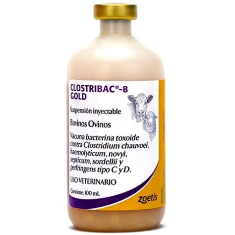 VACUNAS CLOSTRIBAC 8 GOLD X 50 DOSIS VENC 10 07 2025