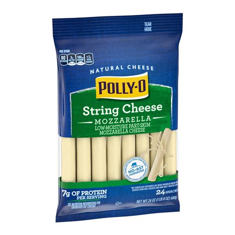 Polly O String Cheese Mozzarella Cheese Snacks Ct Sticks Shipt