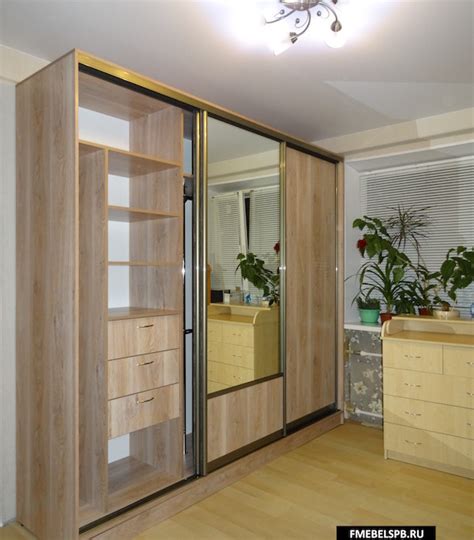 Шкаф-купе на 3 секции #46 » Мебель на заказ в СПб