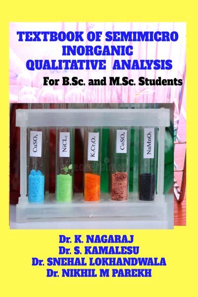 Textbook Of Semimicro Inorganic Qualitative Analysis