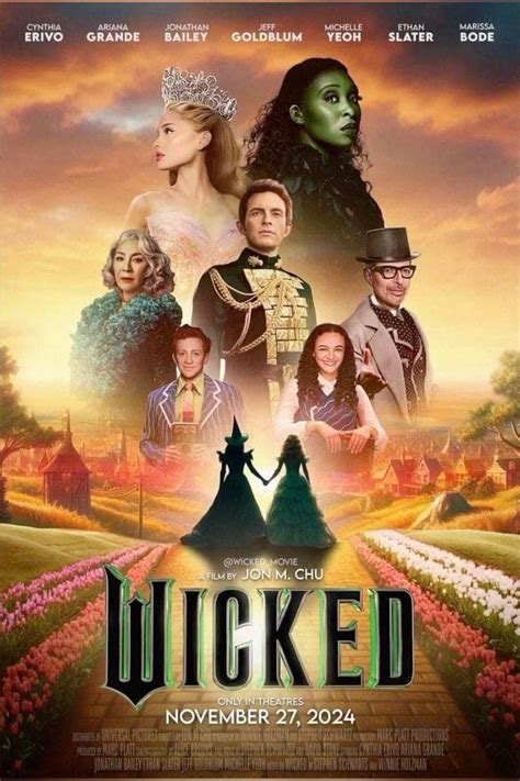 Wicked Movie Wicked Film Ariana Grande Poster Wicked Witch Of The West