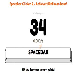 Spacebar Clicker