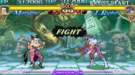 Darkstalkers 1 Morrigan Playthrough 24 Youtube