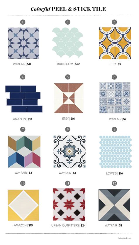 Peel stick tile 36 affordable ways to quickly change up your space