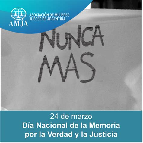 24 de marzo- Día Nacional de la Memoria por la Verdad y la Justicia