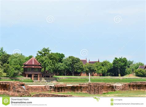 Wat Chai Wattanaram Templo Antiguo En Ayutthaya Tailandia Foto De