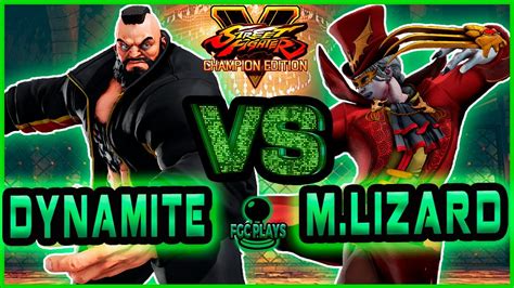 Sfv Ce Dynamite Zangief Vs M Lizard Vega Ranked Set Street