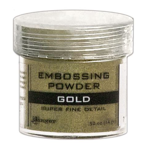 Embossing Powder Super Fine Gold 1oz Jar