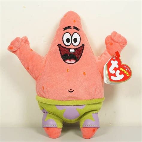 TY Spongebob Squarepants Patrick Star Plush 17cm 6 75