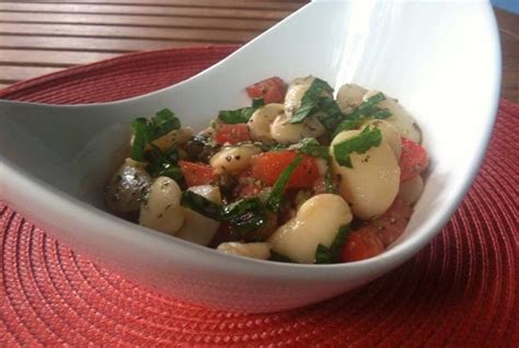 Lima Bean And Tomato Salad Mediterranean Living Opskrift