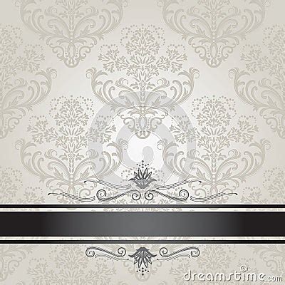 Luxury Floral Silver Book Cover Royalty Free Stock Photo - Image: 24811885