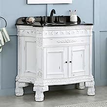 Ove Decors Single Sink Bathroom Vanity In Antique White Amazon