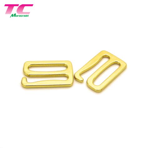 Custom Luxury Gold Metal Hardware For Lingerie Adjustment Bikini