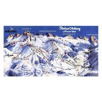 Large detailed old piste map of Ski Arlberg - 1985 | Vorarlberg ...