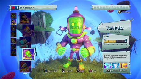 Plants Vs Zombies Garden Warfare 2 Toxic Brainz Single Gameplay