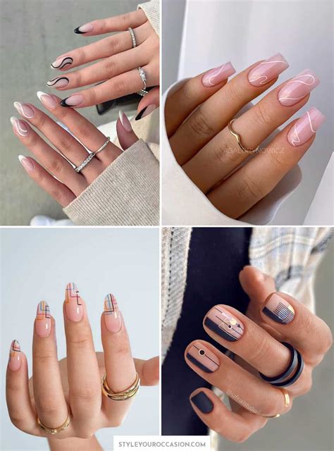 Chic Line Nail Designs For A Modern Aesthetic In Any Season