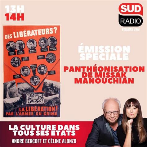 La culture dans tous ses états avec Jean Pierre Sakoun sur Sud Radio