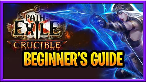 Path Of Exile Crucible Beginners Guide Part Act Full Walkthrough