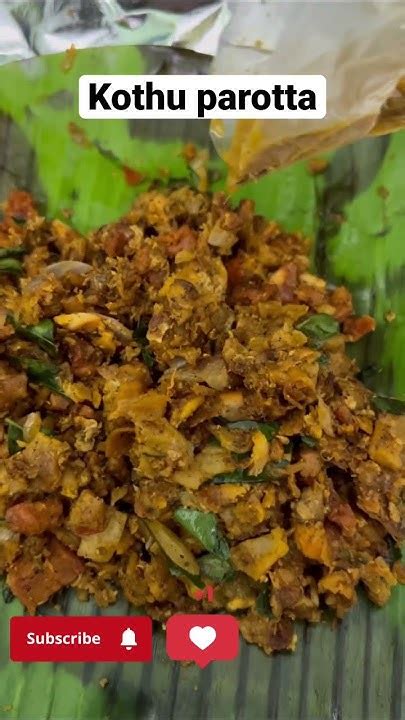 Chicken Kothhu Parotta Fastfood Shorts Kothuporotta Parotta Spicy Food Streetfood Chicken