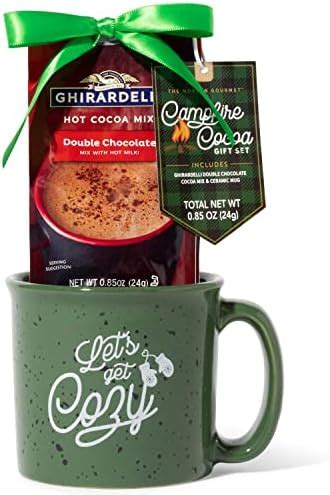 Ghirardelli Campfire Cocoa Gift Set Includes Ghirardelli Double Chocolate Hot Cocoa And