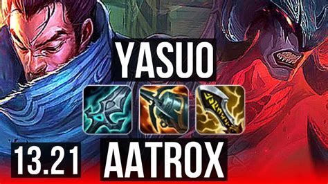 Yasuo Vs Aatrox Top Comeback 7 Solo Kills 2 0m Mastery Br