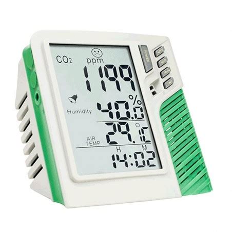 Medidor Co2 Temperatura Y Humedad Max Min Con Pantalla Digital