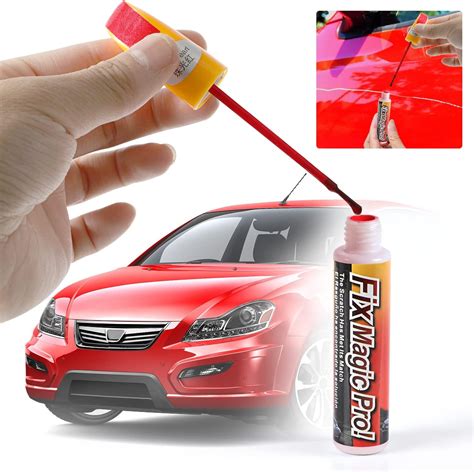 Buy Ouzorp Car Touch Up Paint Black Fill Paint Pen Car Scratch Repair ...