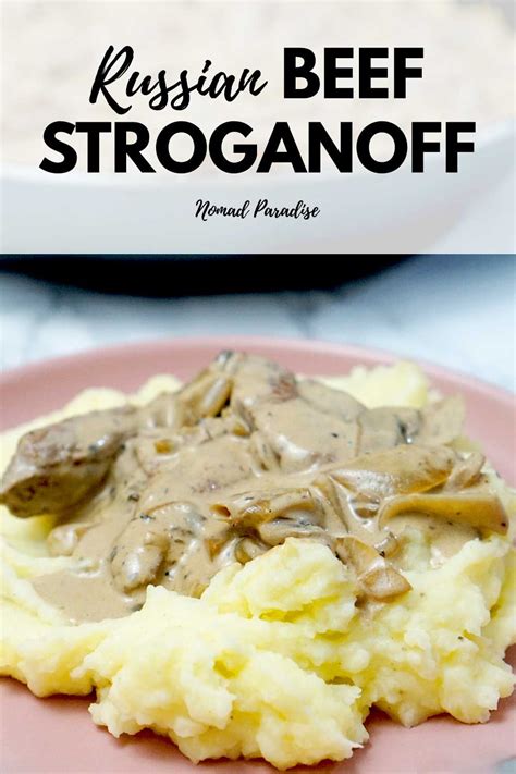 Authentic Russian Beef Stroganoff