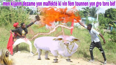 men kijanm dezame yon malfèktè ki vin fèm tounen yon gro toro bèf