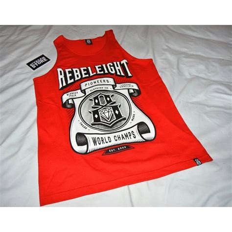 Jual Rebel 8 X World Champ Red Tank Size M Kaos Rebel 8 Original Baju