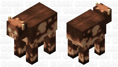 Halloween Red Mooshroom Cow Minecraft Mob Skin